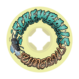 Slime Balls Wheels (Jeu De 4) 54Mm Screw Balls Yellow 99A