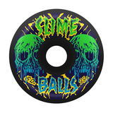 Slime Balls Wheels (Jeu De 4) 60Mm Skull Vomits Black 95A