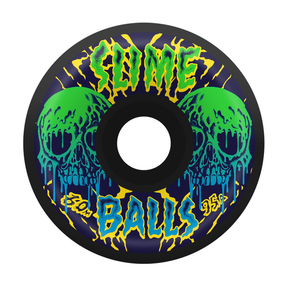 Slime Balls Wheels (Jeu De 4) 60Mm Skull Vomits Black 95A