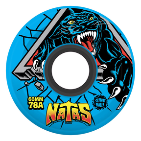 Slime Balls Wheels (Jeu De 4) 60Mm Natas Og Slime Blue 78A