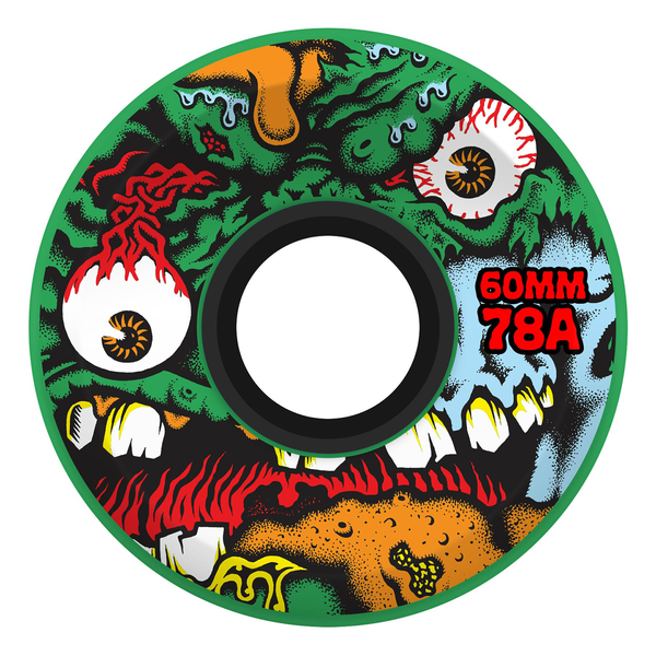 Slime Balls Wheels (Jeu De 4) 60Mm Roskopp Face Two Og 78A