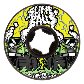 Slime Balls Wheels (Jeu De 4) 58Mm Accelerator Vomit Blk 99A
