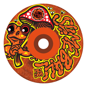 Slime Balls Wheels (Jeu De 4) 60Mm Frog Trips Light Red 78A
