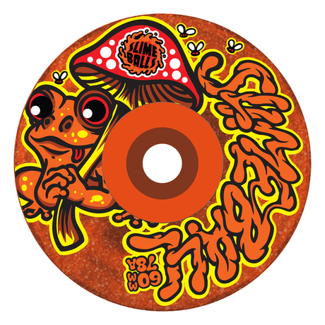 Slime Balls Wheels (Jeu De 4) 60Mm Frog Trips Light Red 78A