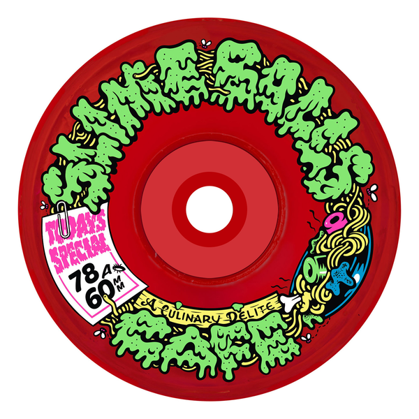 Roues de skate Slime Balls 60 mm Balls SB Cafe Light OG Red 78A