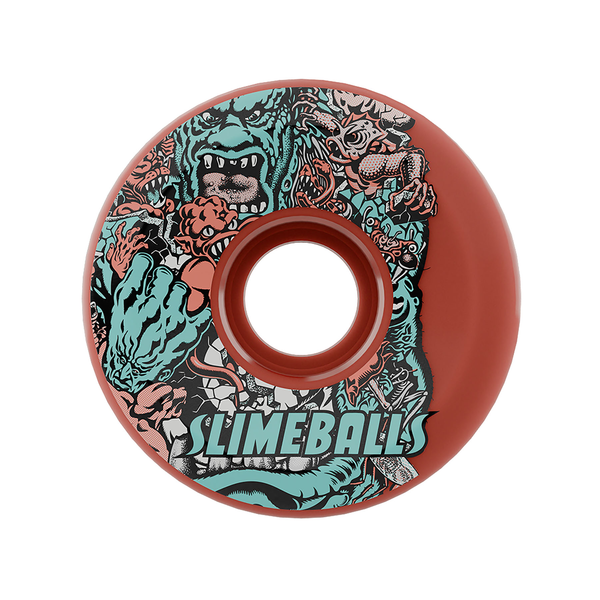 Roues de skate Slime Balls 60 mm Balls Roskopp 5 Reissue Pnk 78A