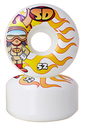 Speed Demons Wheels (Jeu De 4) 52Mm Hot Shot Multi 101A