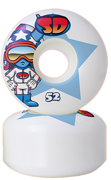 Speed Demons Wheels (Jeu De 4) 53Mm Stars Multi 101A