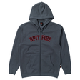Spitfire Sweat Spitball Zip Hood Charcoal