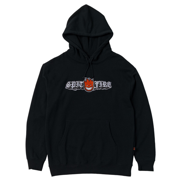 Spitfire Sweat Old E Drop Bighead Emb Hood Black