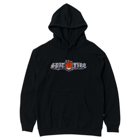 Spitfire Sweat Old E Drop Bighead Emb Hood Black