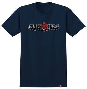 Spitfire T-Shirt Old E Drop Bighead Ss True Navy