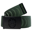 Ceinture Spitfire Bighead Cut Out Crescent Jacquard Olive Black