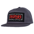 Casquette snapback Spitfire Gas Mask Script Patch Charcoal
