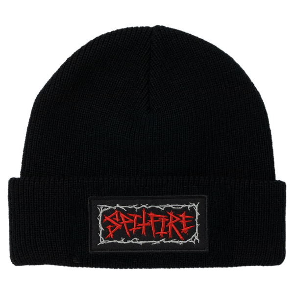 Bonnet Spitfire Gas Mask Script Patch Black