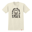 Tee-shirt Spitfire Ltb Arch SS Natural Black