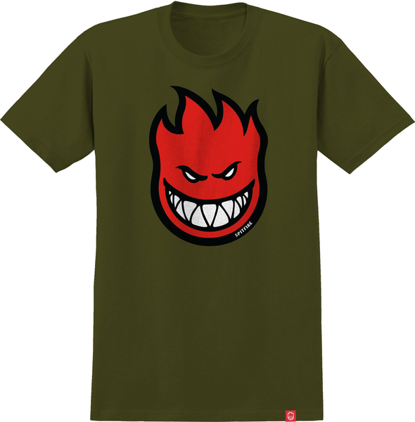 Tee-shirt Spitfire Bighead Fill SS Military Green