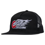Spitfire Cap Classic Wing Snapback Black Red White
