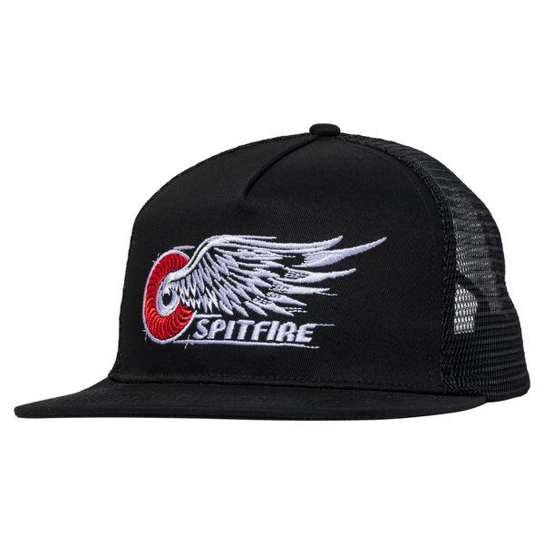 Spitfire Cap Classic Wing Snapback Black Red White