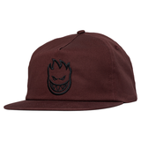 Spitfire Cap Bighead Snapback Dark Red Black