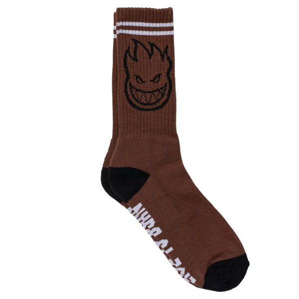Spitfire Socks Bighead Dark Red Black White
