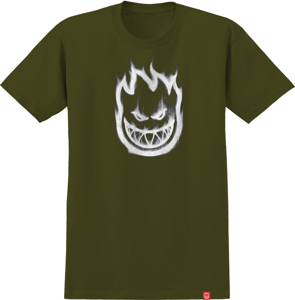 Spitfire T-Shirt Bighead Smoke Ss Military Green