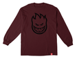 Spitfire T-Shirt Bighead Ls Maroon