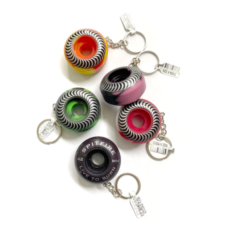Spitfire Keychain Wheel Color Swirl