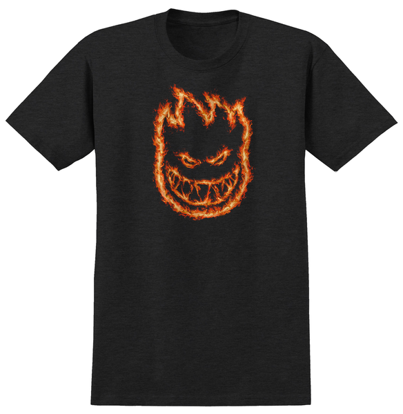 Spitfire T-Shirt Charred Remains Ss Charcoal