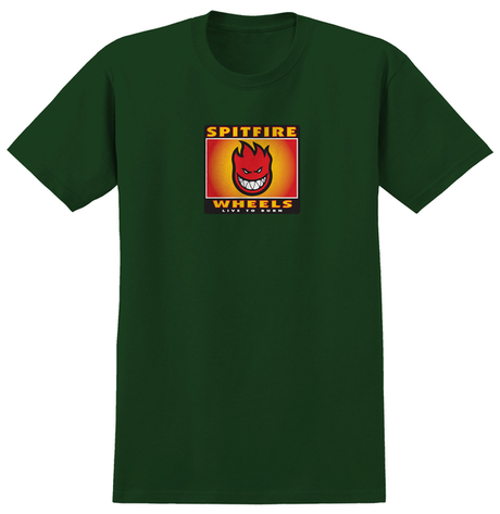 Tee-shirt Spitfire Bighead Box SS Forest