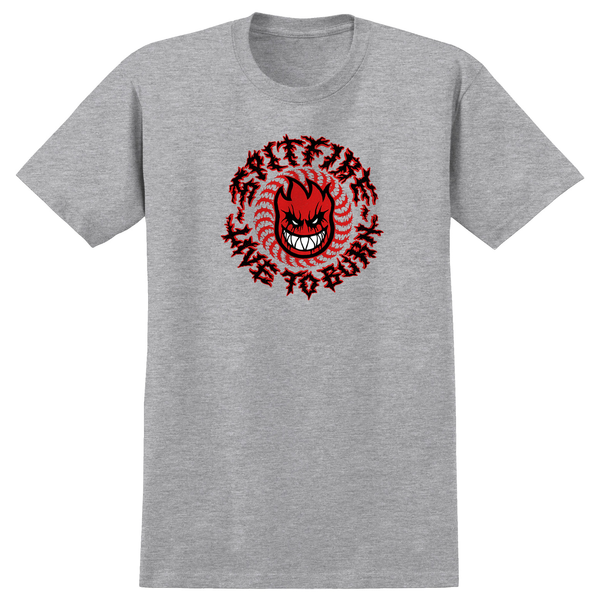 Tee-shirt Spitfire Deathmask Classic Multi SS Heather Grey