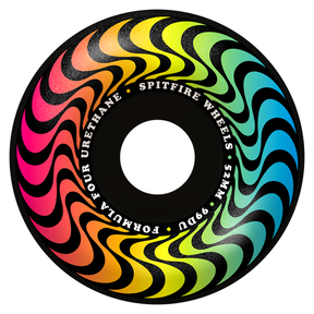 Spitfire Wheels (Jeu De 4) 52Mm F4 99D Trippy Swirl Rad Blk