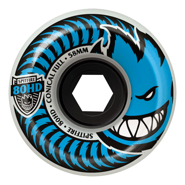 Spitfire Wheels (Jeu De 4) 58Mm 80Hd Conical Full Natural