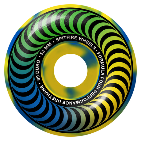 Spitfire Wheels (Jeu De 4) 53Mm F4 99D Multiswirl Classic