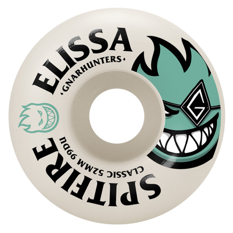 Spitfire Wheels (Jeu De 4) 52Mm 99D Classic Elissa Gnarhnter
