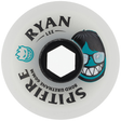 Spitfire Wheels (Jeu De 4) 60Mm 80Hd Lee Wide Burn Squad Clr