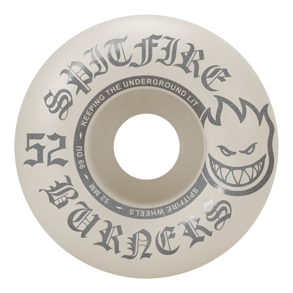 Spitfire Wheels (Jeu De 4) 52Mm 99D Burner Silver