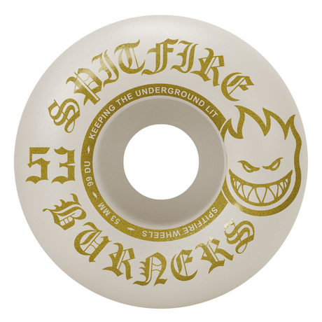 Spitfire Wheels (Jeu De 4) 53Mm 99D Burner Gold