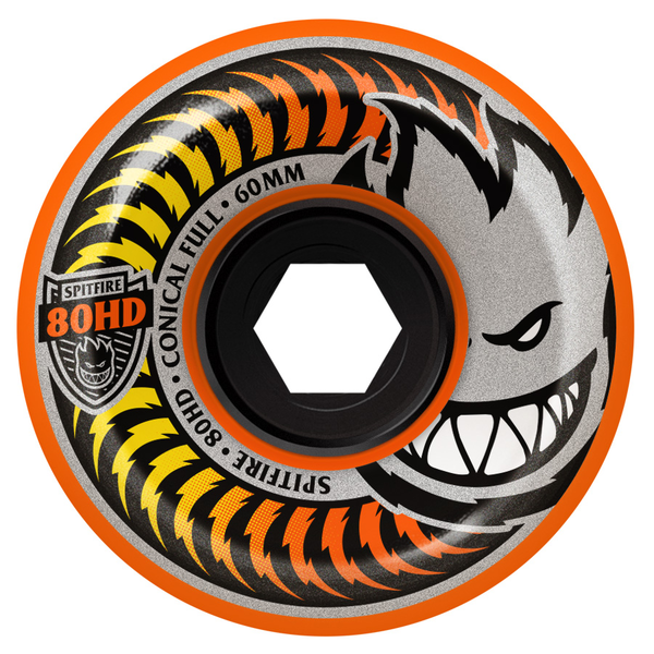 Spitfire Wheels (Jeu De 4) 60Mm 80Hd Fade Orange Cncl Full