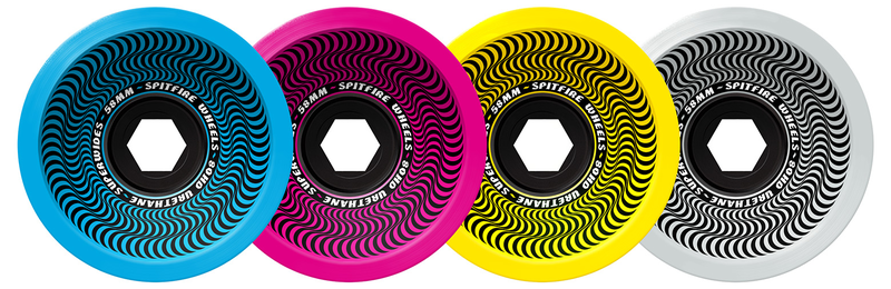 Spitfire Wheels (Jeu De 4) 58Mm 80Hd Cmyk Mixed