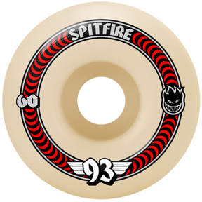 Roues de skate Spitfire 60 mm F4 93D Classics Natural