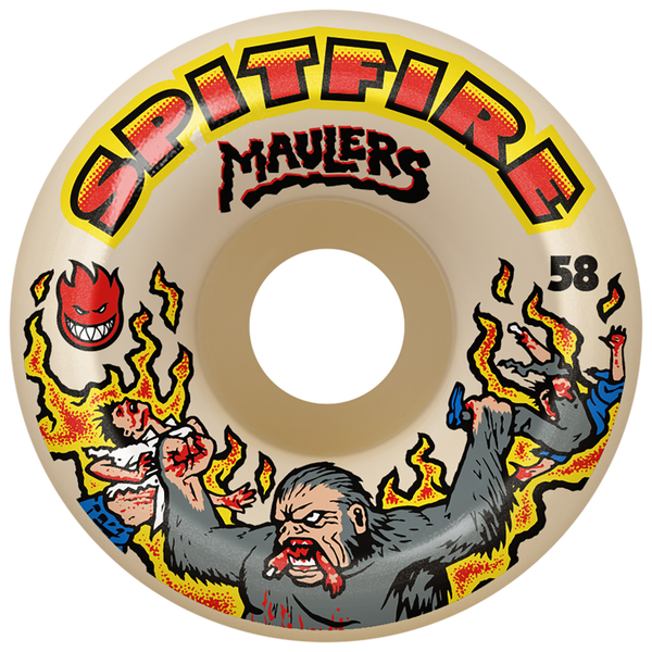 Spitfire Wheels (Jeu De 4) 58Mm F4 99D Maulers Natural