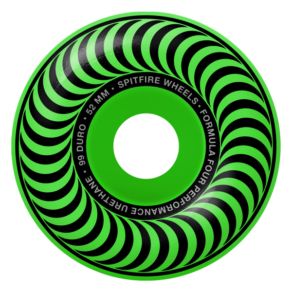 Spitfire Wheels (Jeu De 4) 52Mm F4 99D Classics Neon Green