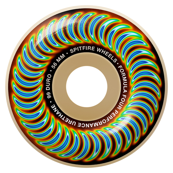 Spitfire Wheels (Jeu De 4) 56Mm F4 99D Radioactive Classic