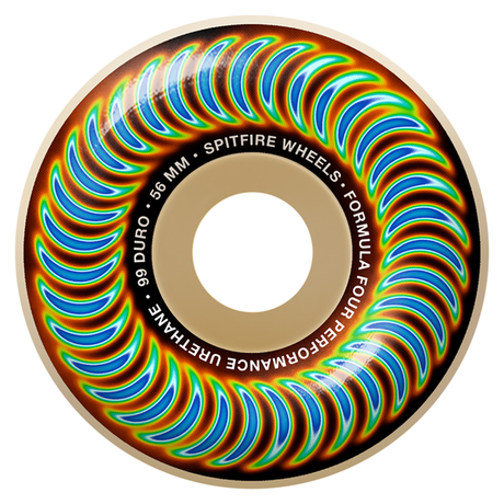 Spitfire Wheels (Jeu De 4) 56Mm F4 99D Radioactive Classic
