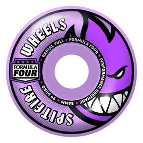 Spitfire Wheels (Jeu De 4) 54Mm F4 99D Colors Rad Full Prple