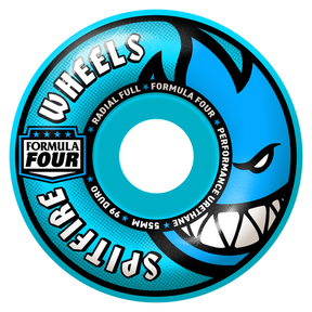 Spitfire Wheels (Jeu De 4) 55Mm F4 99D Colors Rad Full Blue
