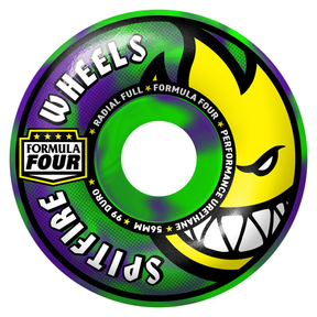 Spitfire Wheels (Jeu De 4) 56Mm F4 99D Colors Rad Full Neon