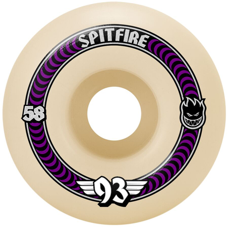 Spitfire Wheels (Jeu De 4) 58Mm F4 93D Classics Natural
