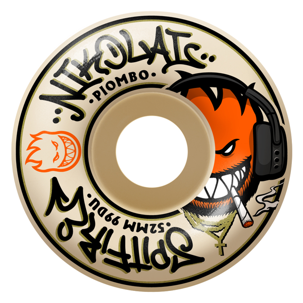 Roues de skate Spitfire 52 mm F4 99D Nikolai Classic